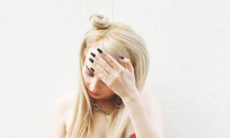 A 2009 photo of Kim Petras from her model days.